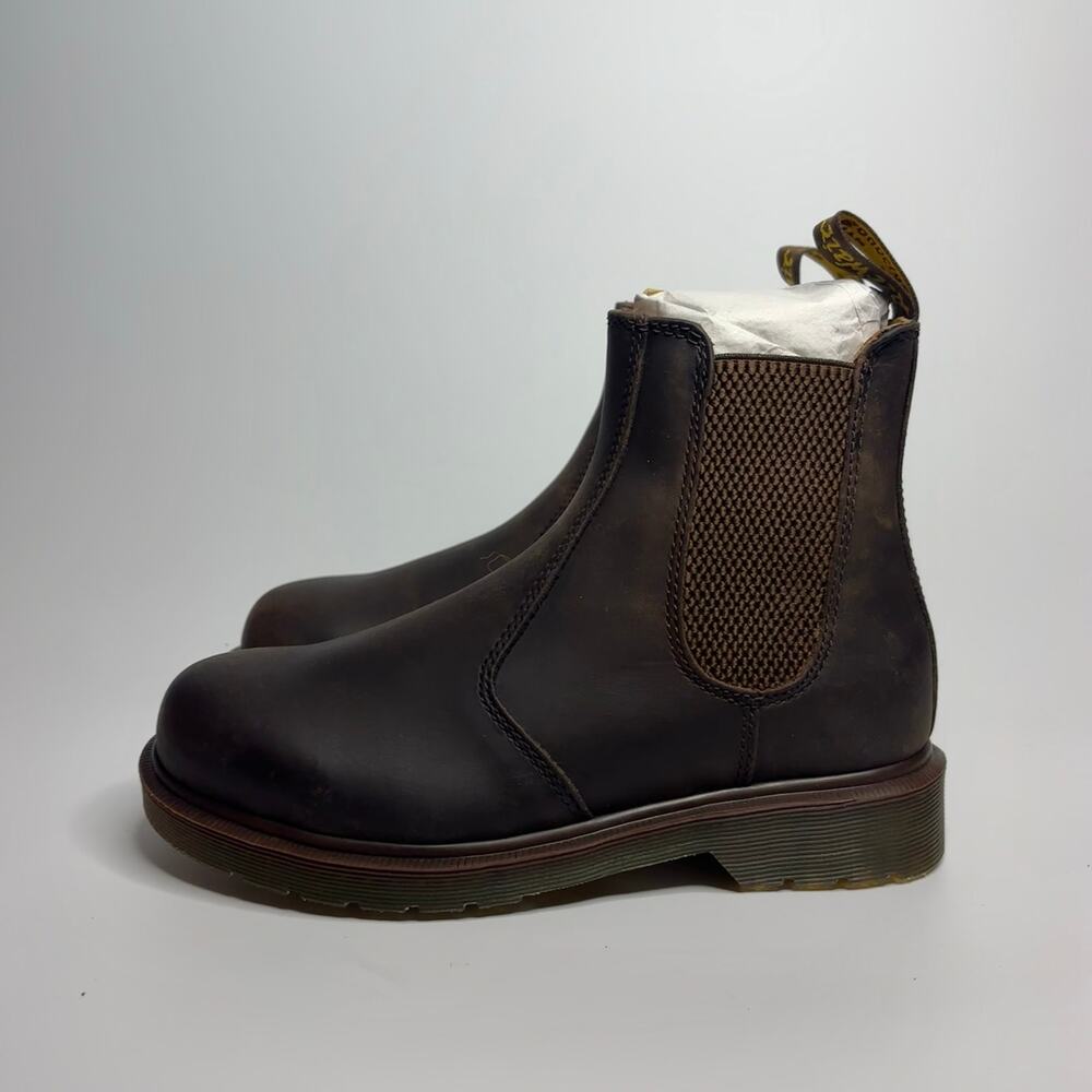 Dr. Martens 2976 Leather Chelsea Boot in Brown Crazy Horse Gaucho